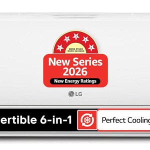 LG 1.5 Ton 5 Star,New star rated, Smart Inverter Split AC (Copper, AI Convertible 6in1,VIRAAT Mode, Faster Cooling & Energy Saving, 4 Way Swing, HD Filter with AntiVirus Protection, AS-Q19YNZE1,White)